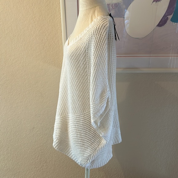 NWT Polo Ralph Lauren 100% Linen Relaxed Fit Open Knit Cropped Sleeveless Top - Picture 3 of 13